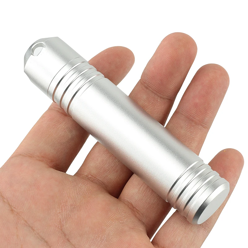 Серебристая водостойкая канистра из алюминиевого сплава медицинская