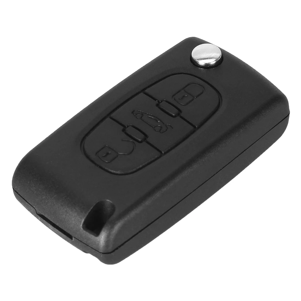 Складной чехол брелок KEYYOU для автомобильного ключа 3 кнопки Peugeot 307 308 407 607 CE0536|Ключ