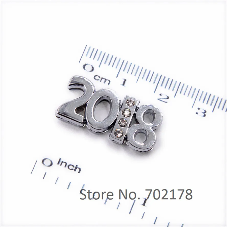 Новое поступление SL519 50 шт./лот 2018 8 мм слайд шарм DIY Подвески Внутренний диаметр