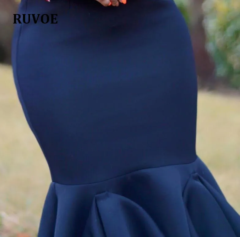 

Women Vintage Elegant High Waist Skirt Work Business Office Party Slim Bodycon Mermaid Fishtail Pencil Midi Skirt EN-005