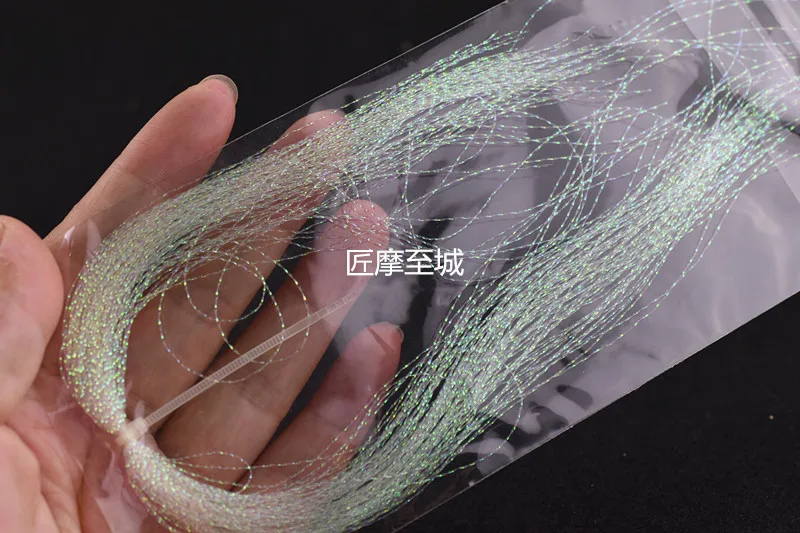 Леска для рыбалки с кристаллами яркий материал вязания мушек|Наживки рыбной