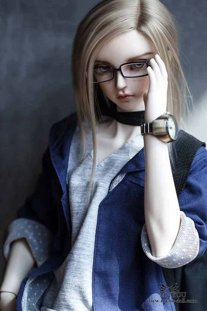 Аксессуары для кукол 1/3 bjd аутентичный официальный парик волосы куклы длинные прямые мужской крутой мальчик большой дядюшка высокая температура-GA87