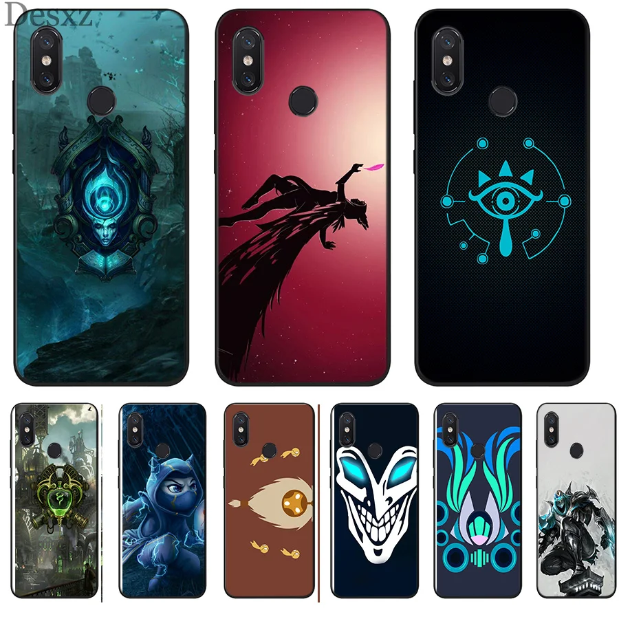 Чехол для телефона League Of Legends с цветным рисунком Xiaomi Mi 6 8 Lite A1 A2 5X 6X