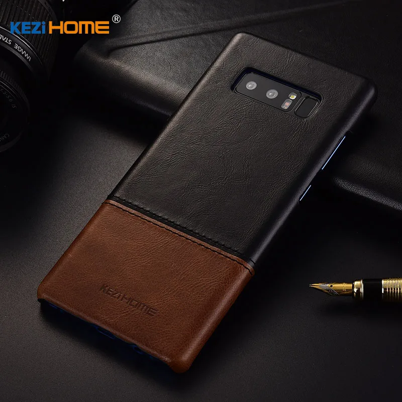 Kezihome для samsung Note 8 чехол из натуральной кожи жесткий Galaxy крышка высокого