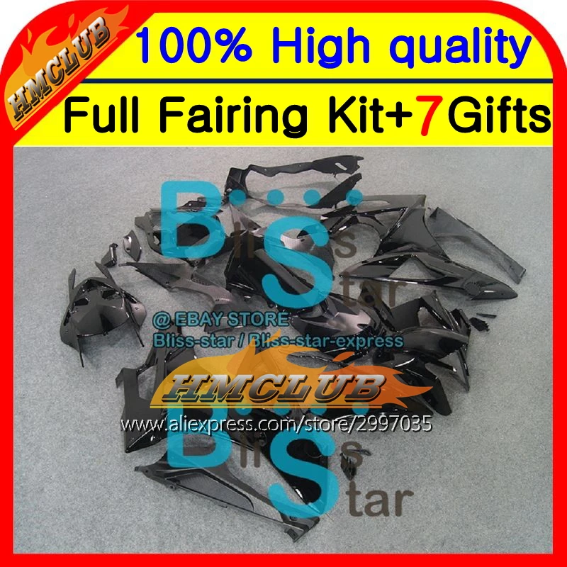 Черный глянцевый обтекатель BodyALL для BMW S1000R 09 14 S 1000R S1000RR 2HM83 1000 RR 10 11 12 13 1000RR S1000 RR| |