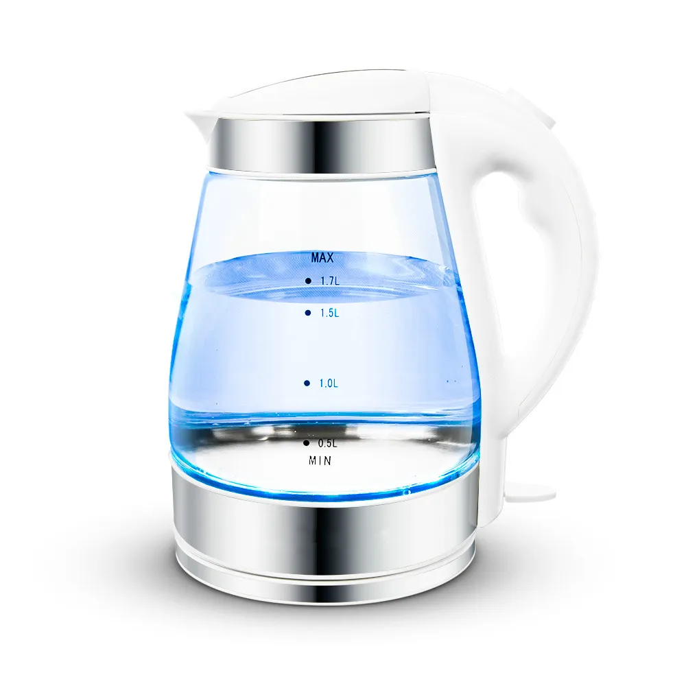 

Electric kettle Blue glass electric food-grade 304 stainless steel