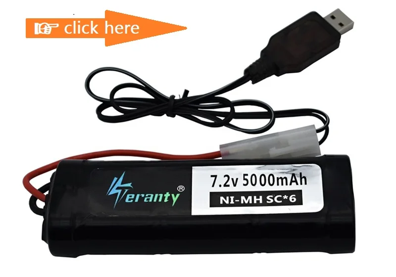 Аккумулятор 7,2 v RC и зарядное устройство A3 5000mAh 15c с разъемом разряда Tamiya SC* 6 ячеек 7,2 v Ni-MH аккумулятор для RC автомобилей лодки