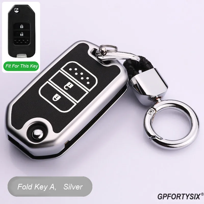 Автомобильный смарт-чехол для ключей Honda Civic 2017 2018 Accord Fit Jazz XRV CRV цинковый сплав +