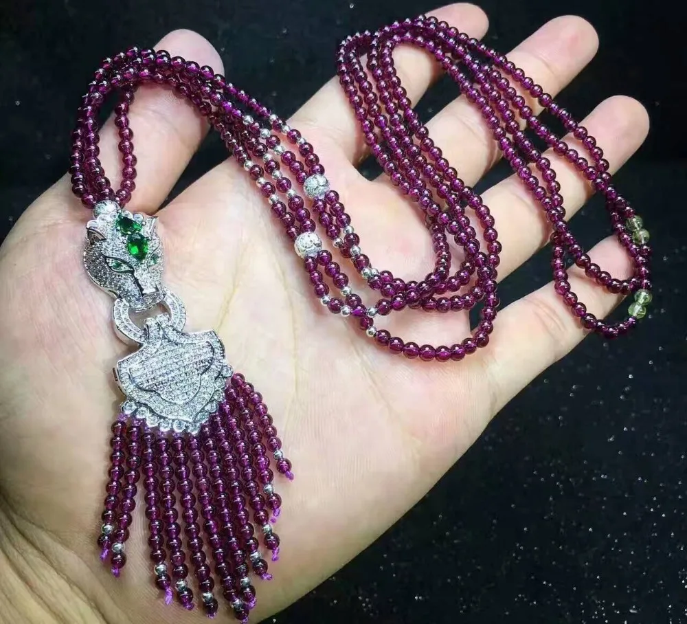 Популярные Модные ювелирные изделия Bijoux Подвески с леопардом из циркона