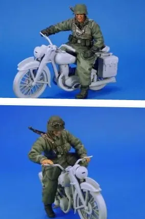 Коллекция 1/35 года немецкие военные мотоциклы на 2 человек (без мотоциклов) модель