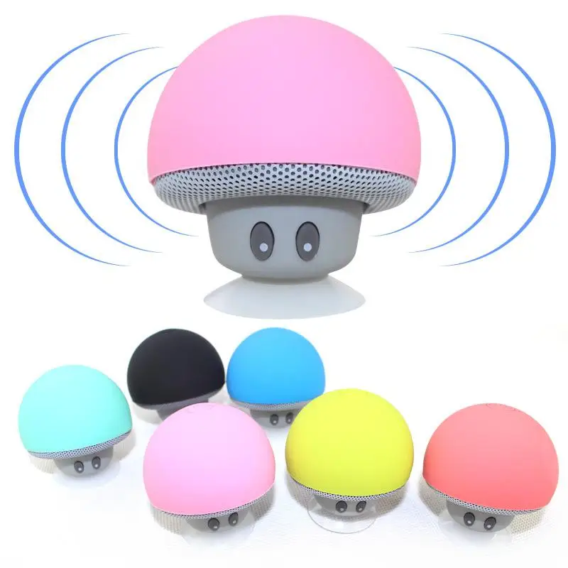 Ostar tMini Bluetooth динамик грибной дизайн беспроводной с адсорбцией водонепроницаемый