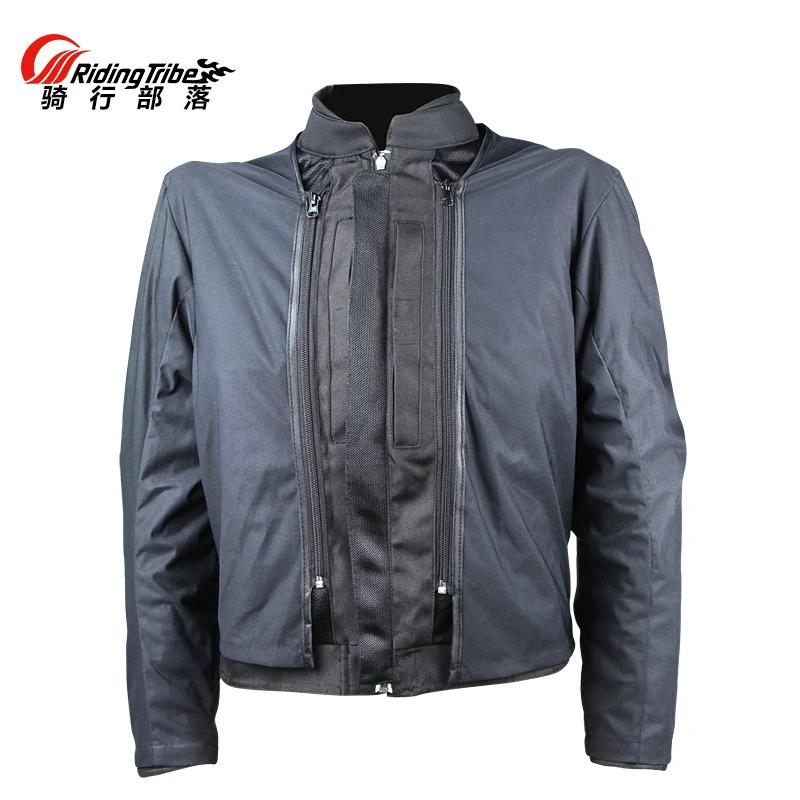 Titanium Motorcycle Jacket Locomotive Drop Mesh Waterproof Liner 4 Seasons Racing Motorbike Jackets Gear protectors Clothing|motorbike