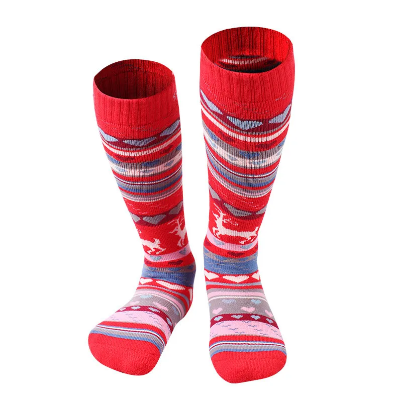 Sports sock children's snow ski socks winter warm knee high quick dry thicken thermal kids boy's girl's snowboarding socks|snowboard