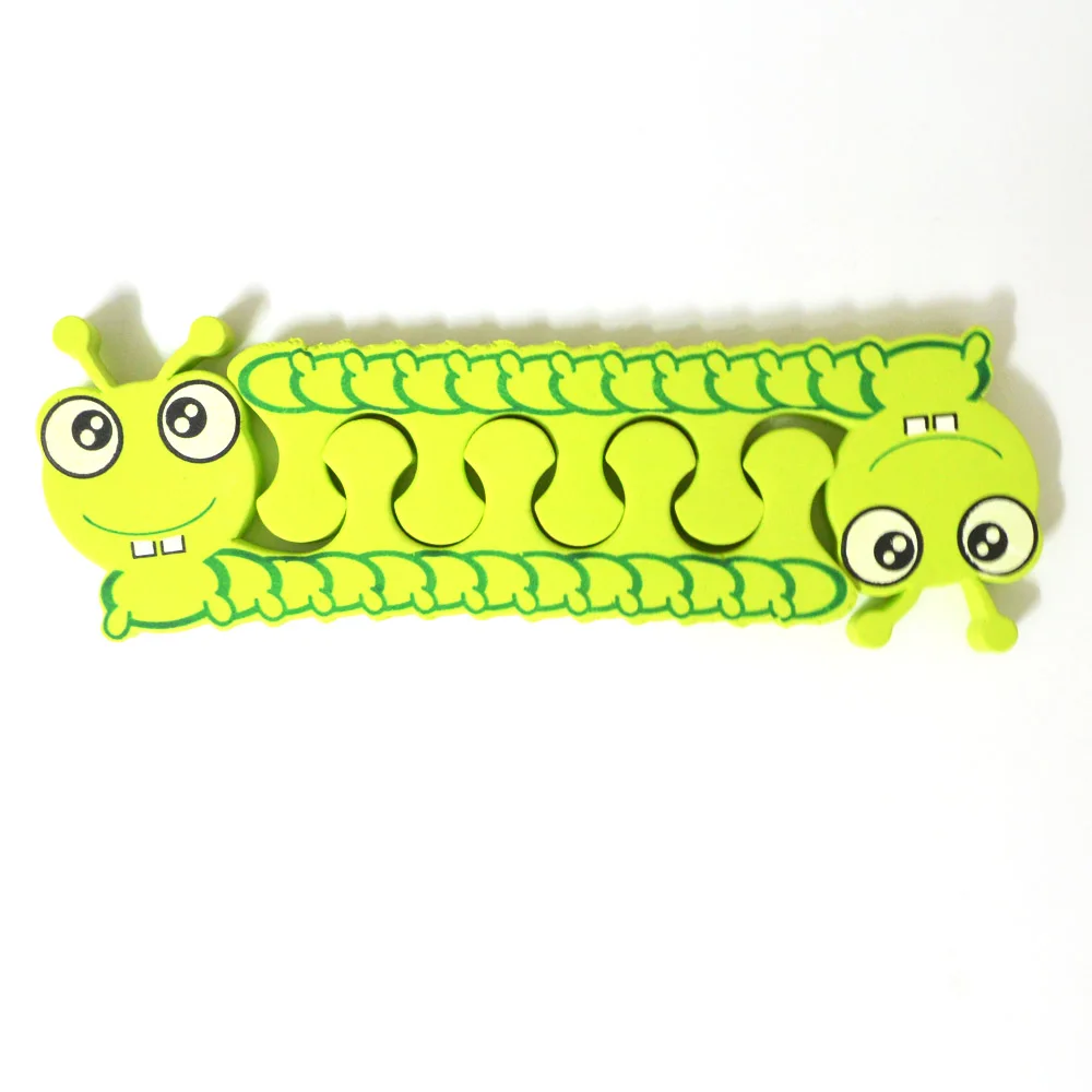 2 шт. Caterpillar Силиконовые Мягкий форма Toe Сепаратор косточка Для Маникюр Педикюр
