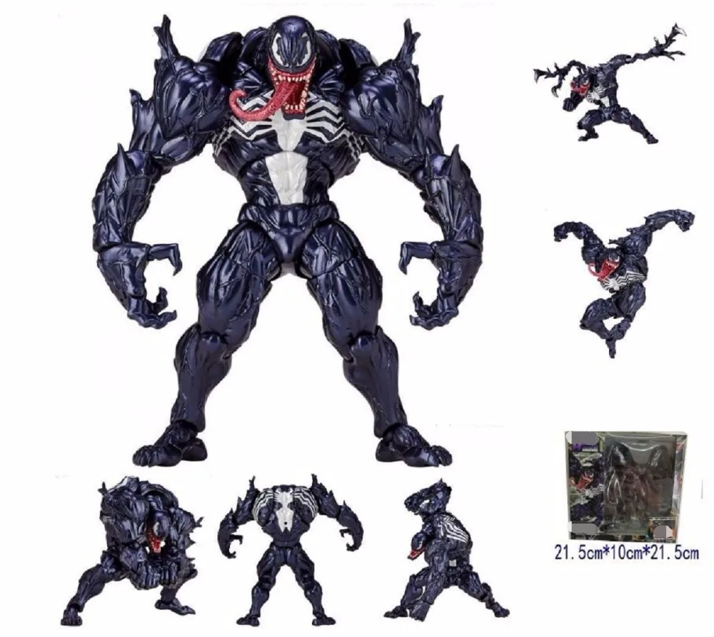 18 см с героями комиксов Марвел, футболка «Супермен», «Человек-паук» Venom фигурки океан зал Yamaguchi № 003 кукла, игрушка из ПВХ для Collectiable Подарки Игрушка
