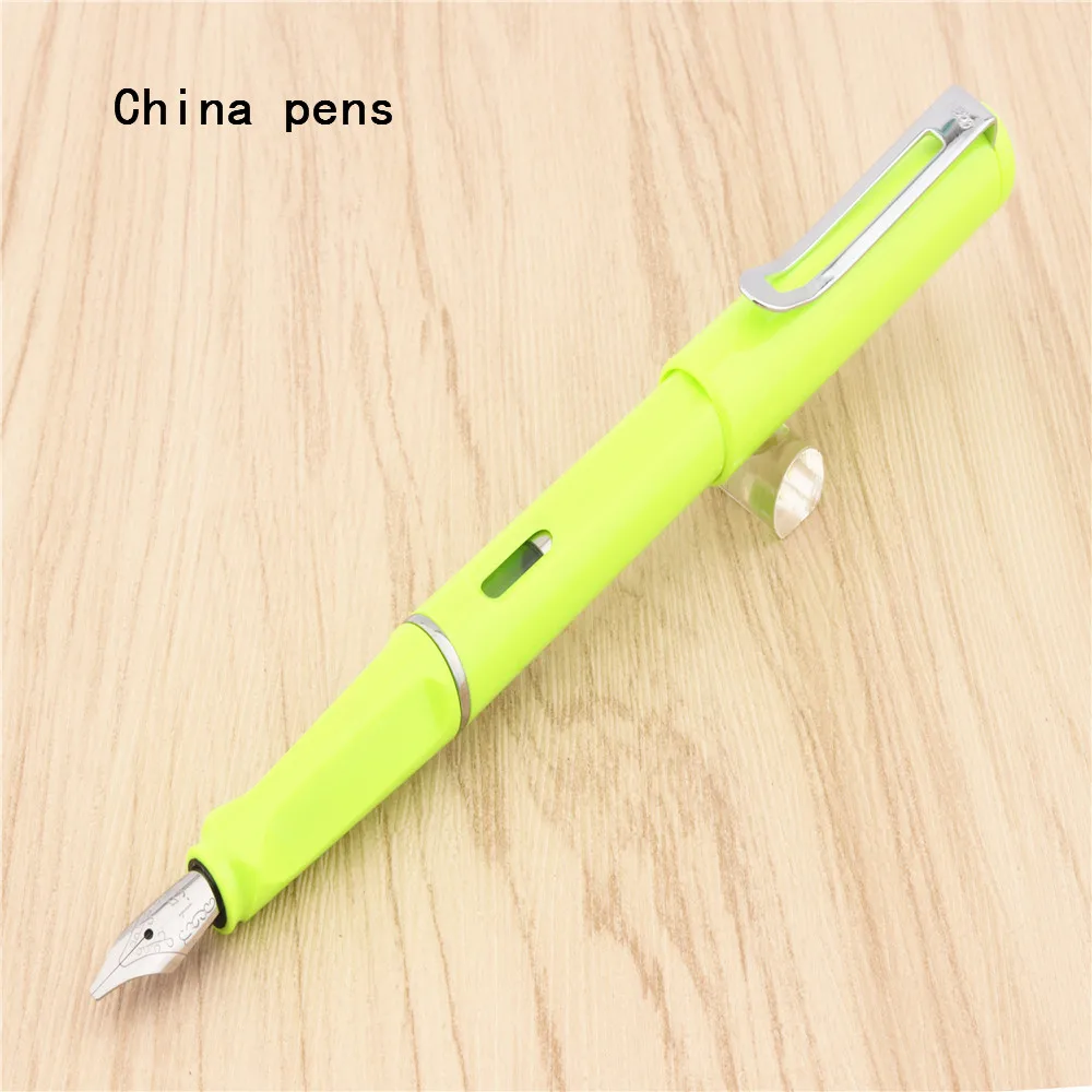 Jinhao 871 флуоресцентная зеленая английская каллиграфическая ручка Duckbill