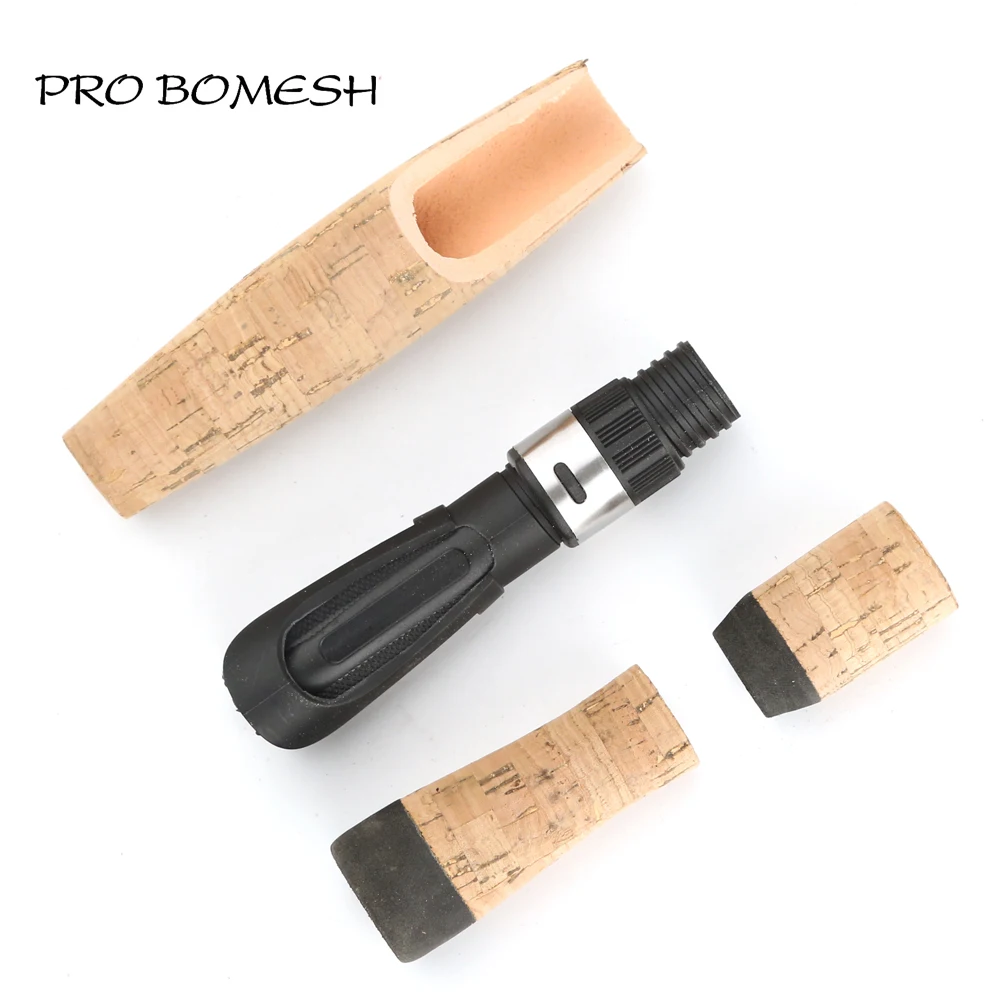 Pro Bomesh 1 комплект пробковый спиннинг набор ручек 16 # Спиннинг для катушки стержень