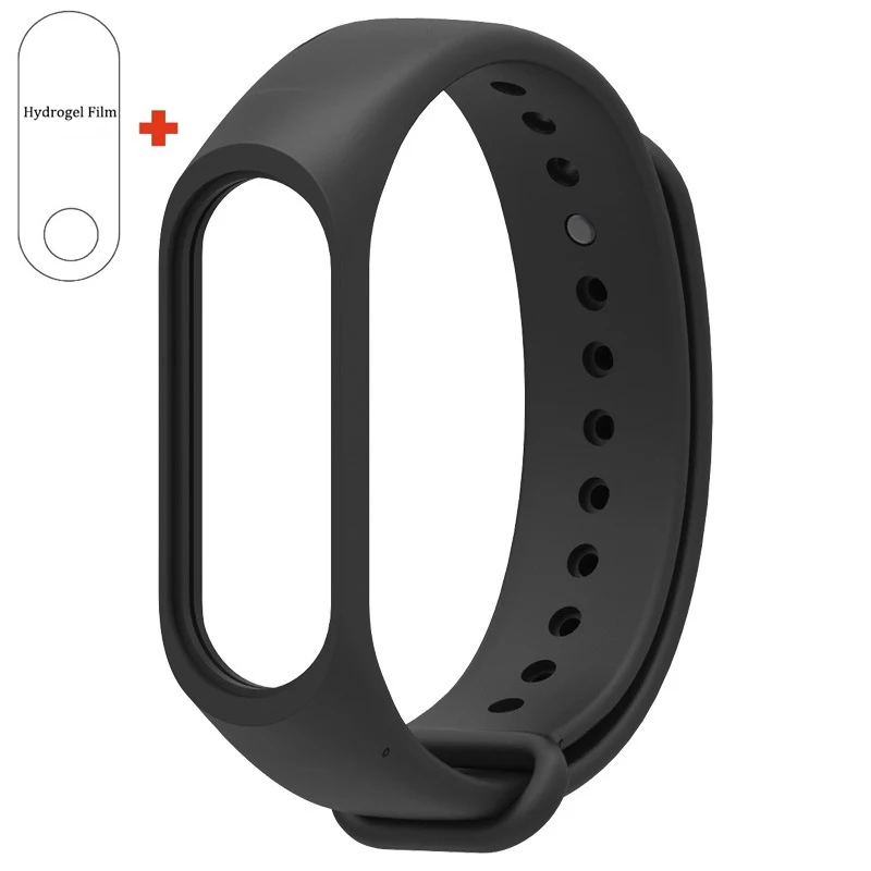 as the picture shows Ремешок на запястье для Xiaomi mi Band 3 mi band 3 2 4 1 ремешок для спортивных часов часы браслет силиконовые аксессуары pulseira desпорто correa versa - Цвет: as the picture shows