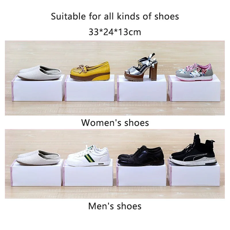 Органайзер для обуви прозрачный 6 шт.|Коробки и ящики хранения| |