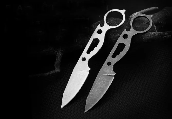 Высококачественные уличные многофункциональные прямые ножи 440C лезвие для мытья