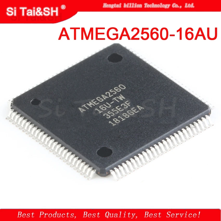 Чип ATMEGA2560-16AU ATMEGA2560 TQFP100 8-битный микроконтроллер флэш-память 256K 5 В | Электронные