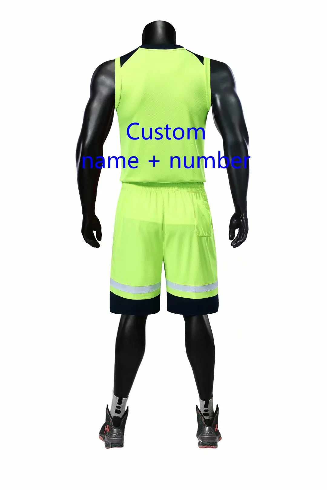 Custom name number Новая мужская майка баскетбольная, спортивные костюмы для колледжа, дышащая баскетбольная форменная одежда по индивидуальному заказу - Цвет: Custom name number