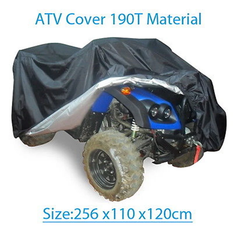 Large Rain WaterProof Cover For Quad Bike ATV ATC Size 256x110x120cm Black New Motorcycle Accessories | Автомобили и мотоциклы