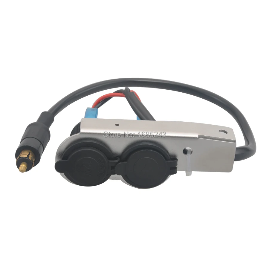 Двойной USB зарядное устройство прикуриватель адаптер мотоцикл в сборе BCL