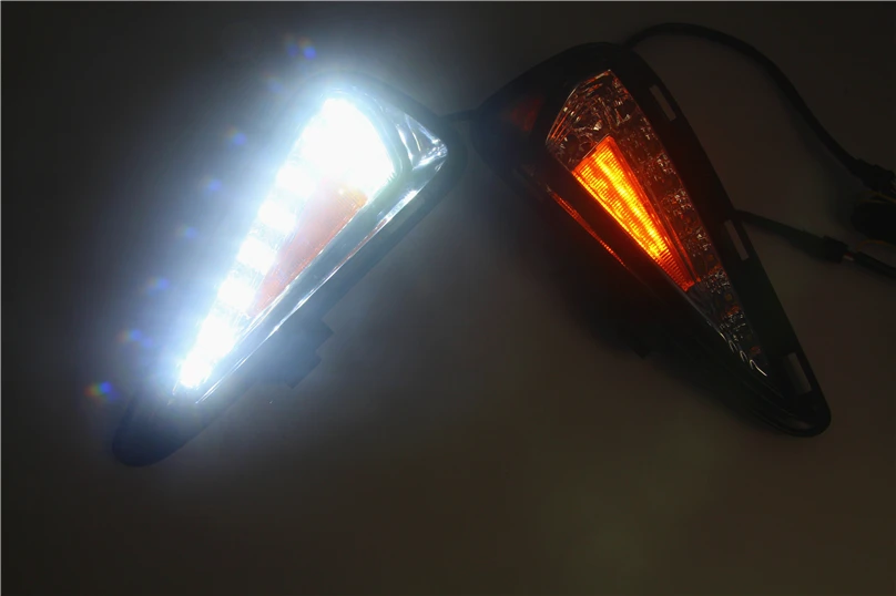 Автомобильный мигающий 1 комплект светодиодный фонарь для Toyota Camry 2015 2016 2017 DRL