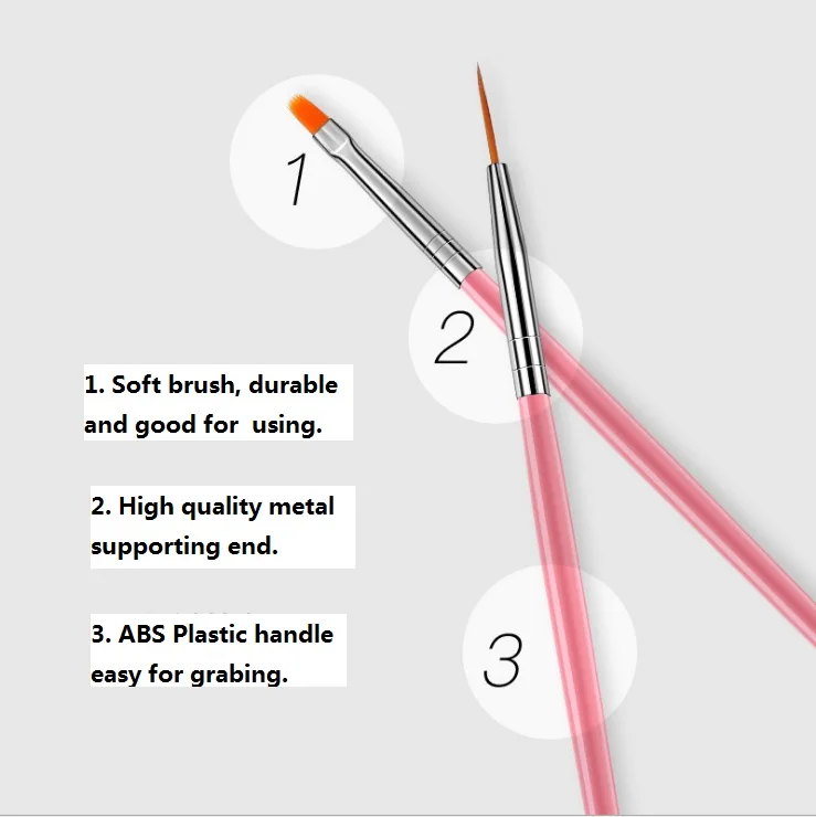Кисть для дизайна ногтей 15 шт. кисть нанесения лайнера точечный дизайн акриловый