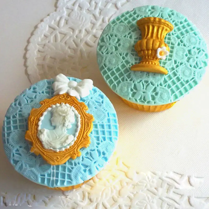 3D винтажная силиконовая форма для помадки выпечки шоколадного мыла