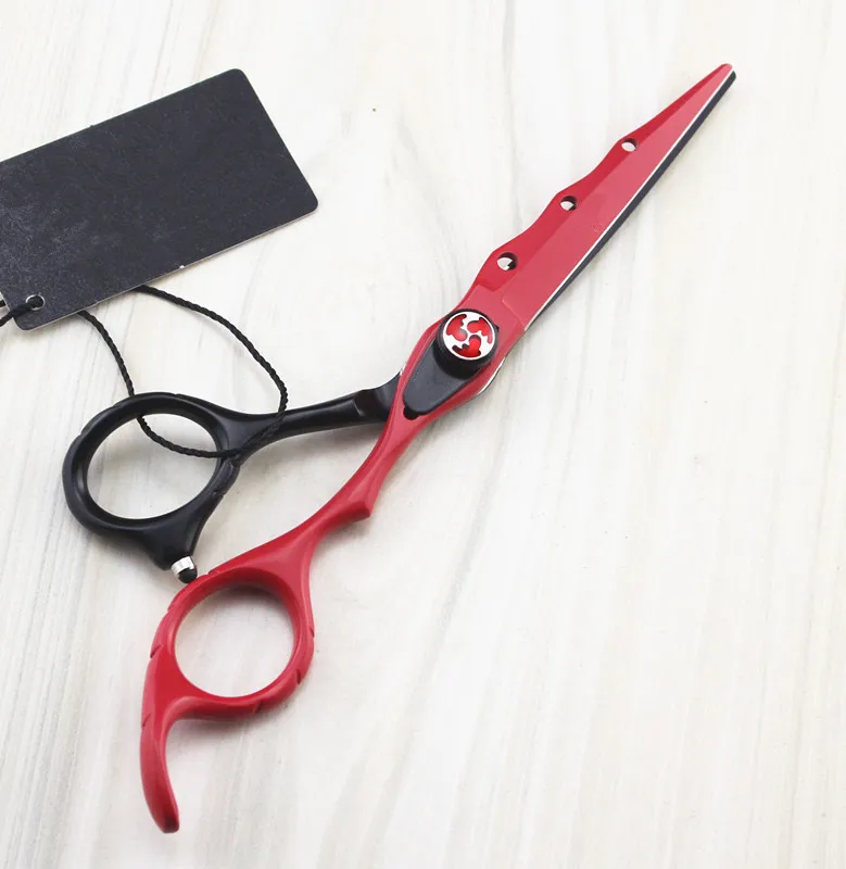 Заказные японские 440c 6 дюймов красные пиано краски резки парикмахерские Маки