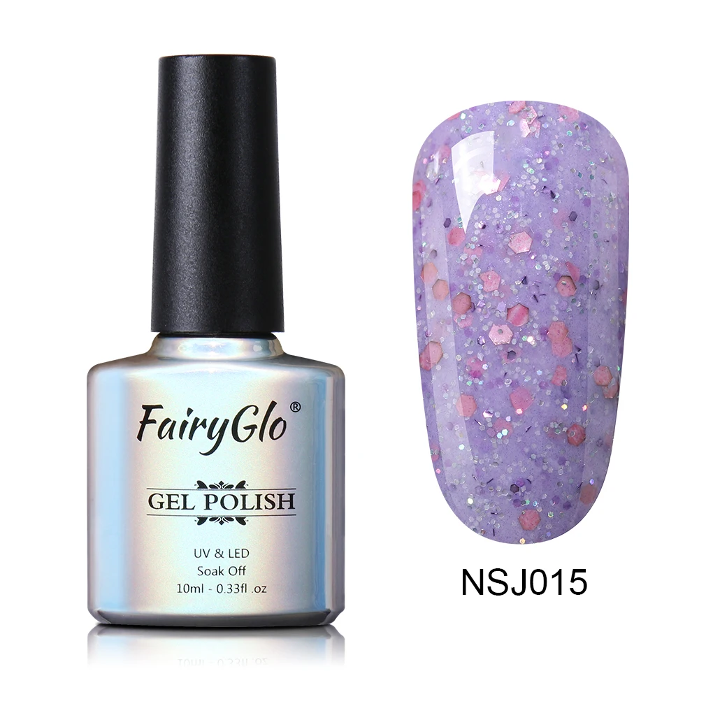 NSJ015 FairyGlo 10 мл сырный песок Гель-лак для ногтей замочить от длительного действия Гель-лак для маникюра УФ-гель для ногтей Полупостоянный лак - Цвет: NSJ015