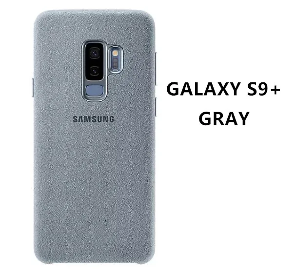 Galaxy S9 plus gray Чехол для samsung S9, защитный чехол из натуральной замши для samsung S9 Plus S9+ EF-XG9650 9500, чехол для Galaxy S9 - Цвет: Galaxy S9 plus gray