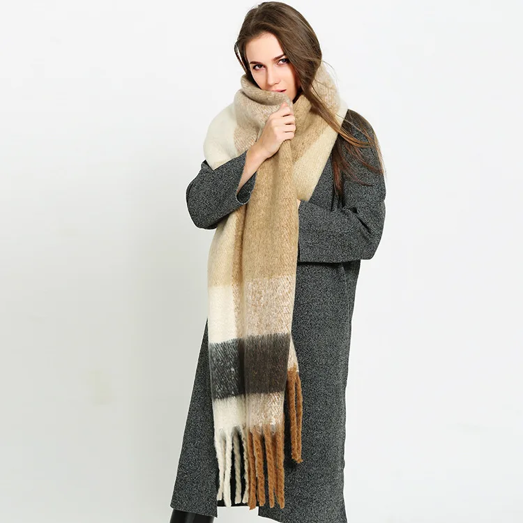 2017 пашмины кашемировые шали и шарфы кисточкой зимний модный кашемировый шарф