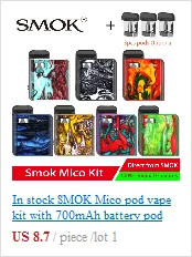 Оригинальная электронная сигарета SMOK Mico комплект с аккумулятором 700 мАч pod mod MTL vape 1,7 мл Vape pod Somk mico Pod Vape