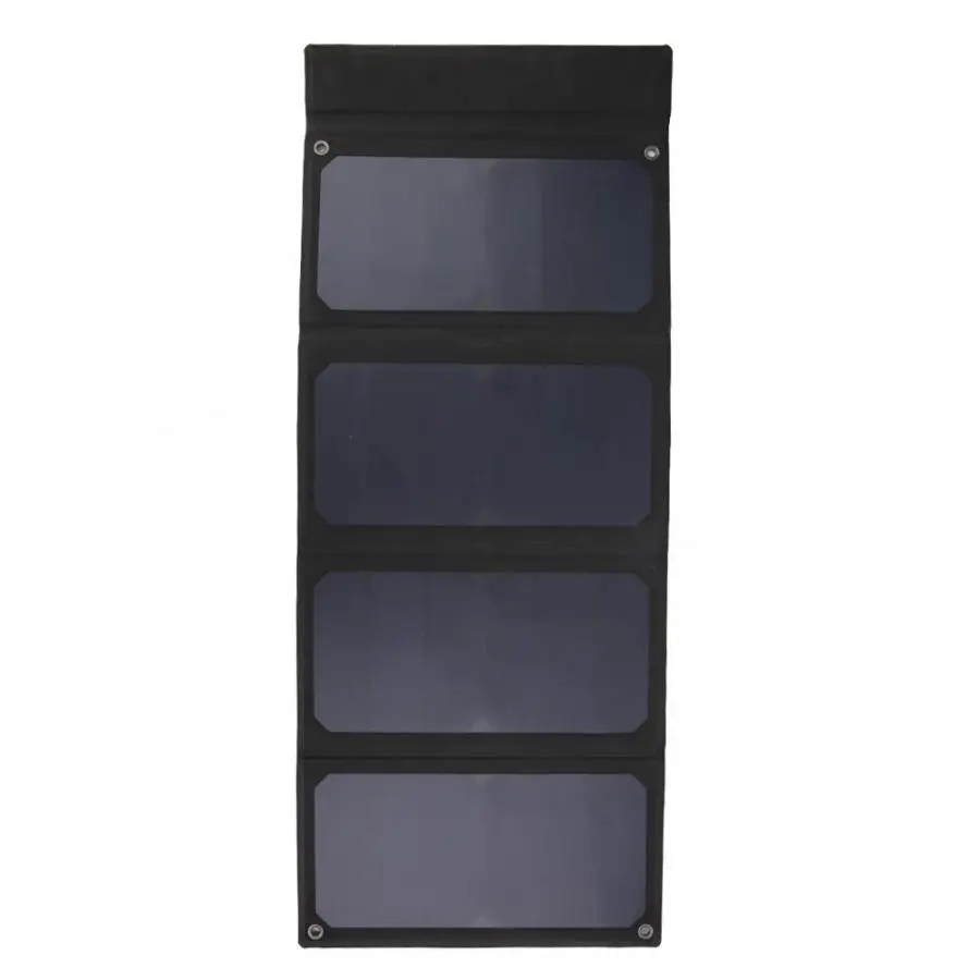 24 вт наружная водонепроницаемая складная светодиодная фотопанель с двойным USB