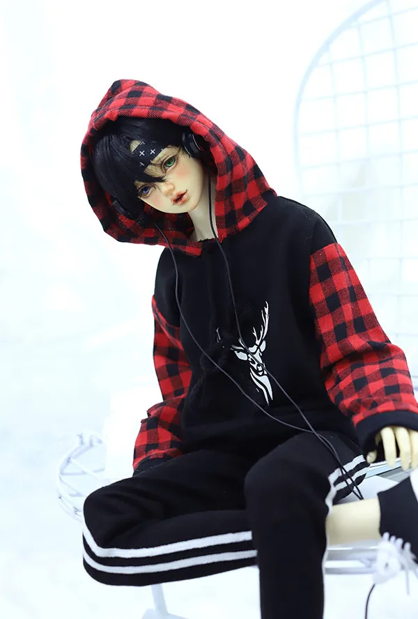 Одежда для куклы BJD 1/4 1/3 дядя дракона душа гигантский Топ малышей с принтом