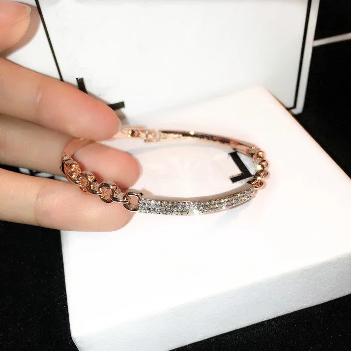 NAWEILY супер флэш Браслет-манжета со стразами Pulseira Feminina Роскошные браслеты и