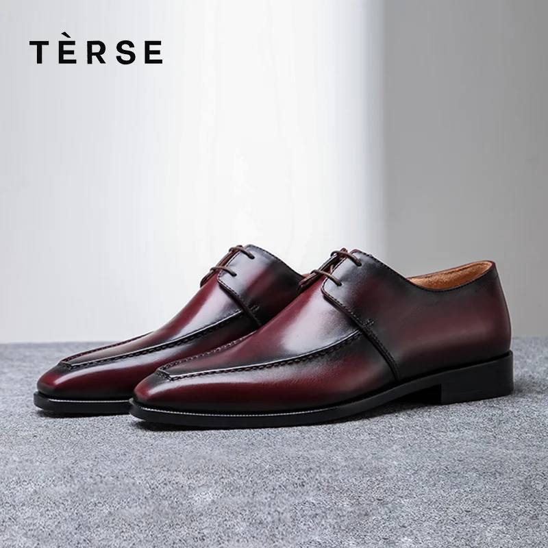TERSE/Новинка Мужская обувь Обувь ручной работы из натуральной кожи Повседневные