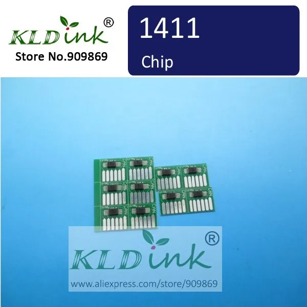 

[ KLD ink ] X 1PCS PHOTO CYAN BCI-1411 BCI1411 Cartridge Chip for imagePROGRAF W8200 W8400 W7200