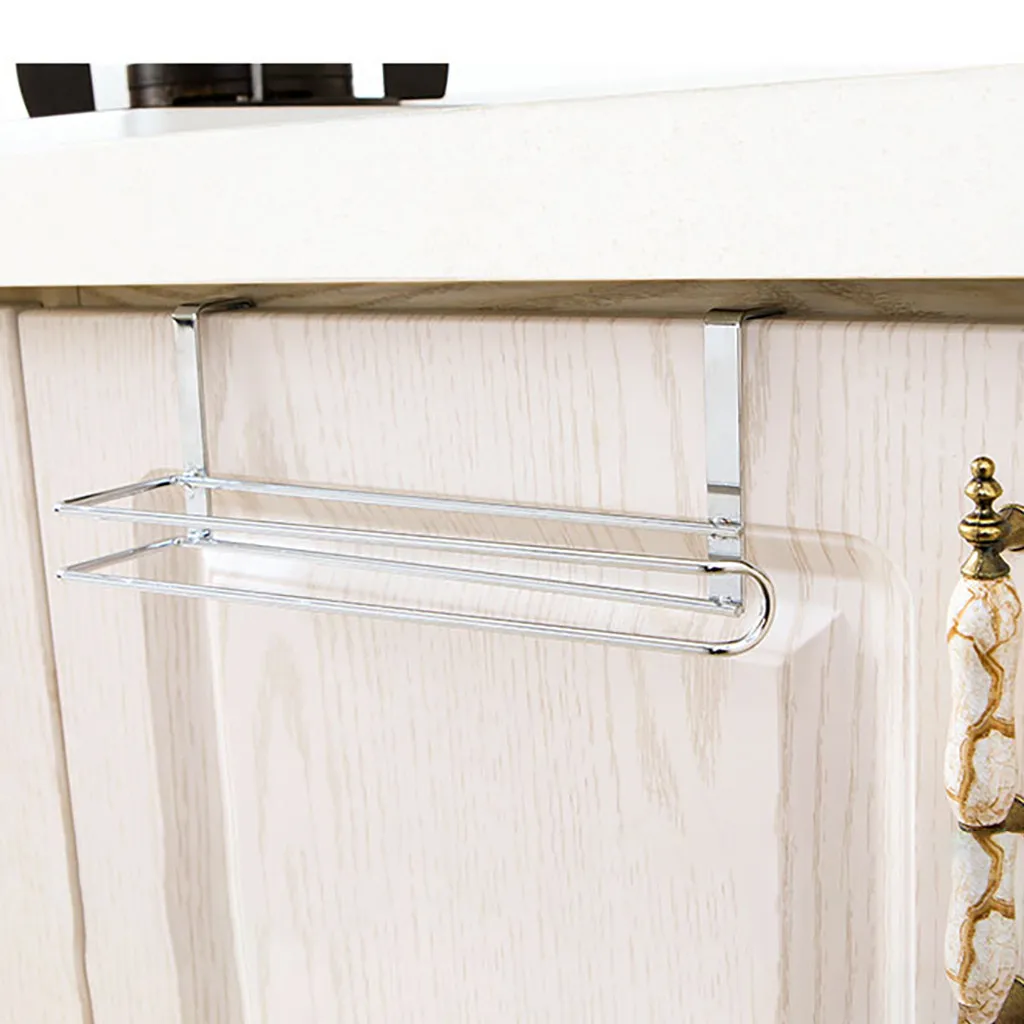 Полка для хранения ванной комнаты современный двойной стержень дизайн