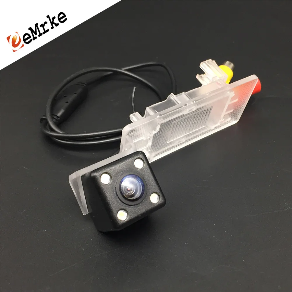 Светодиодная Автомобильная камера заднего вида и ночного видения HD CCD для Volkswagen VW