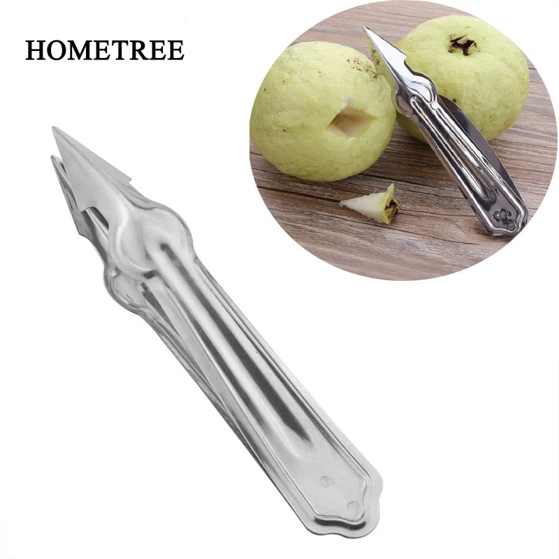

HOMETREE Fruit Peeler Curved Pineapple To Eye Knife Stainless Steel Multi-function Fruit Salad Sliced Kitchen Accessories H860