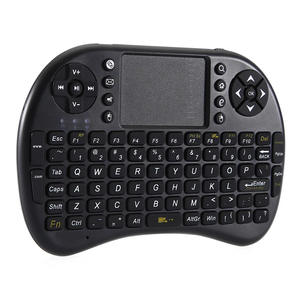 Zeepin M2S Русский Английский Беспроводной клавиатурой QWERTY сенсорная панель с USB