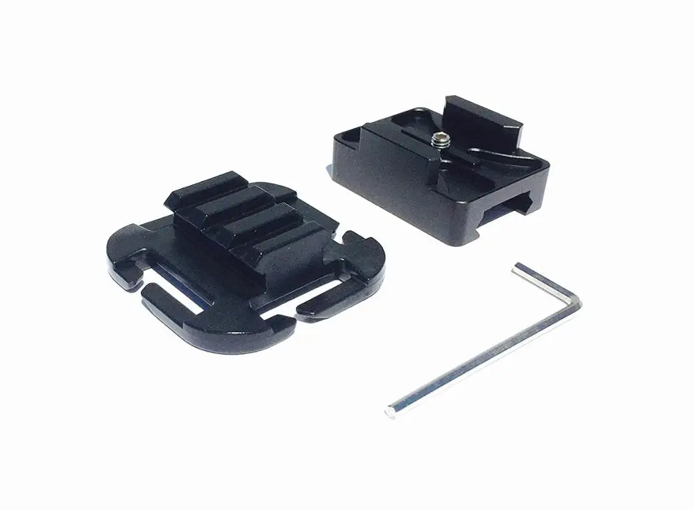 Bundle Kit ITW QASM Picatinny Vest Molle Mount 20 мм рейка для Gopro Hero SJCAM экшн-камер - Цвет: Bundle Kit