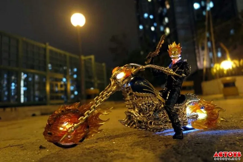 Estartek EZHOBI игрушки ПВХ 1/9 Ghost Rider+ набор мотоциклов Коллекция фигурка для фанатов подарок на праздник