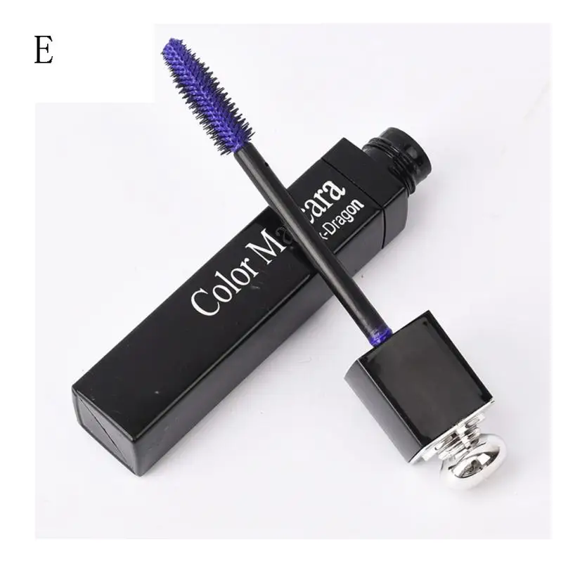 1 шт., косметическая разноцветная тушь для макияжа, водостойкая Подкручивающая ресница для ресниц, гель для трансплантации, натуральная тушь для ресниц - Цвет: E