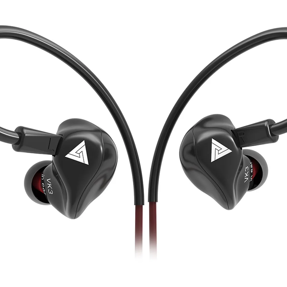 Гарнитура VOBERRY QKZ VK3 с микрофоном объемная стереогарнитура Hi Fi металлические басы