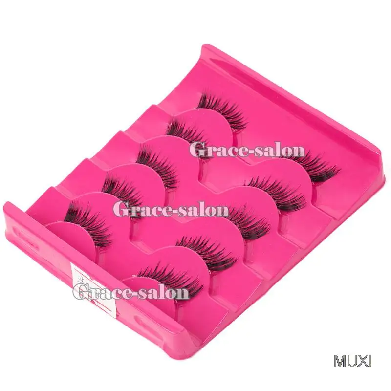 

Makeup Half Eyelashes 5 Pairs Winged Mini Corner False Eye Lashes Extension Set